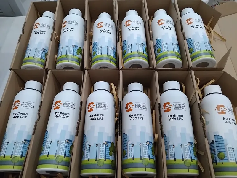Pesanan tumbler custom lembaga, siap kirim