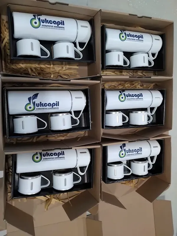 Souvenir tumbler dan cangkir untuk instansi pemerintahan