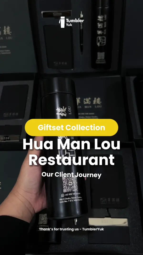 Gift set custom untuk Hua Man Lou Restaurant