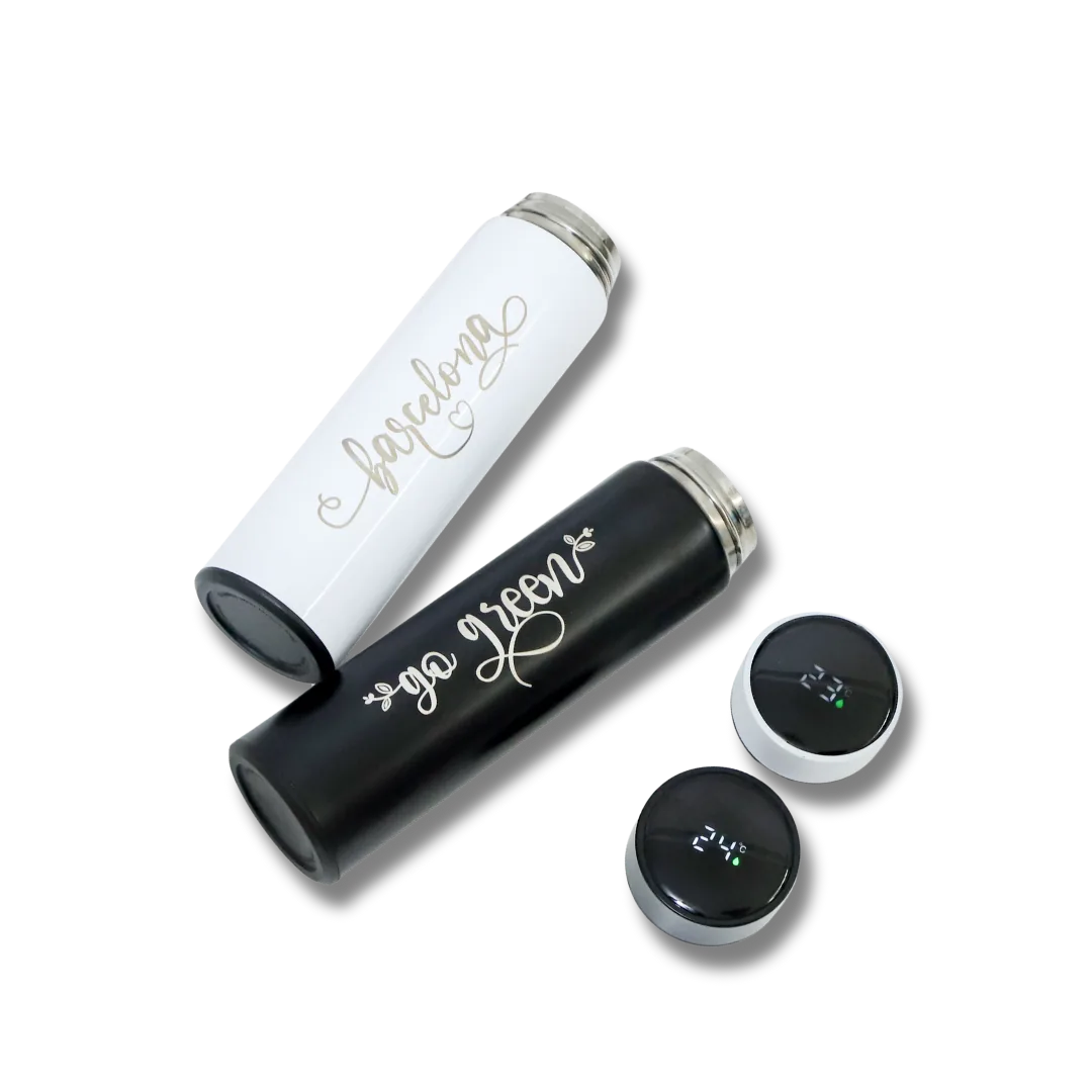 Tumbler suhu digital grafir nama
